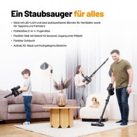 Lauben Stick Vacuum & Mop 3in1 Pet Deluxe 400BC