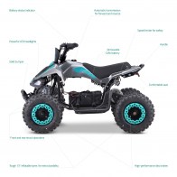 LAMAX eTiger ATV40S Blue