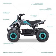 LAMAX eTiger ATV40S Blue