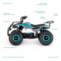 LAMAX eTiger ATV50S Blue