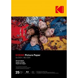 KODAK Photo High Gloss (180g/m2) A4 25 listov