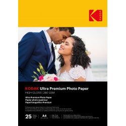 KODAK Ultra Premium Photo RC Gloss (280g/m2) A4 25 listov