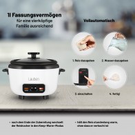 Lauben Rice Cooker Square 1000WB